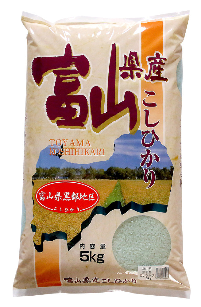 –　5kg/2kg　こめくに　富山県黒部産　こしひかり